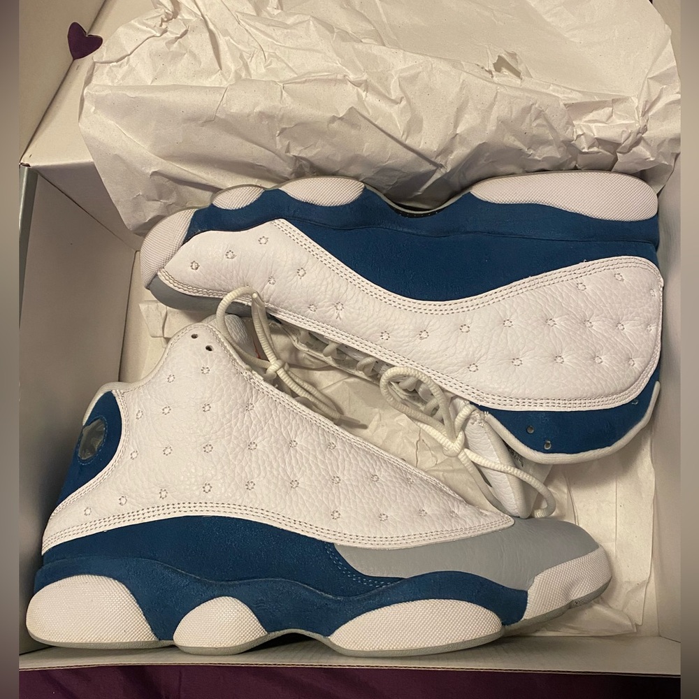Jordan Air Jordan 13 Retro in White, Red and Blue
